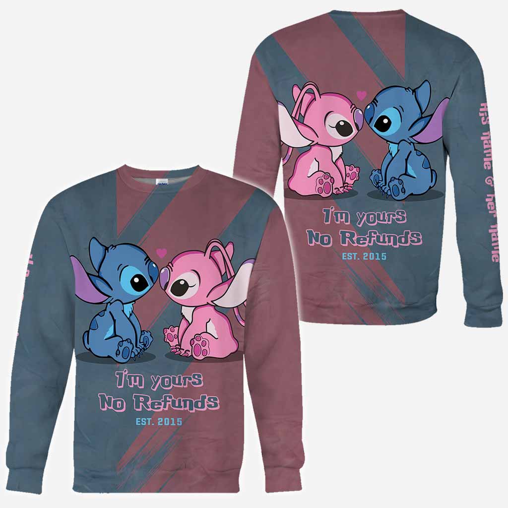 Personalized All-Over Print Hoodie Custom Couple Gift for Valentine's Day All Over Shirt GradoCreations