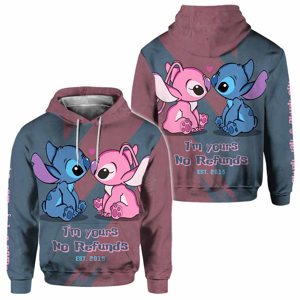 Personalized All-Over Print Hoodie Custom Couple Gift for Valentine's Day All Over Shirt GradoCreations