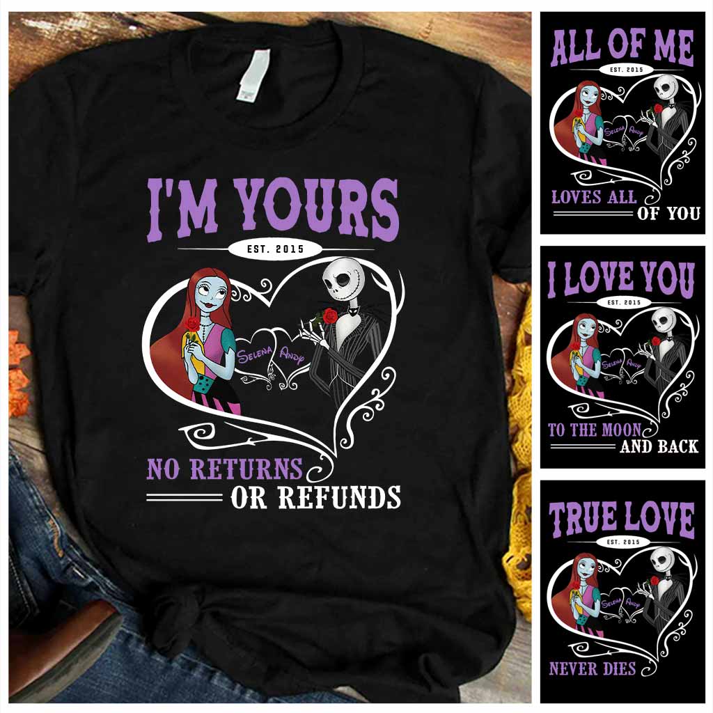 Personalized I'm Yours No Returns Nightmare T-Shirt & Hoodie Gift T-shirt & Hoodie GradoCreations