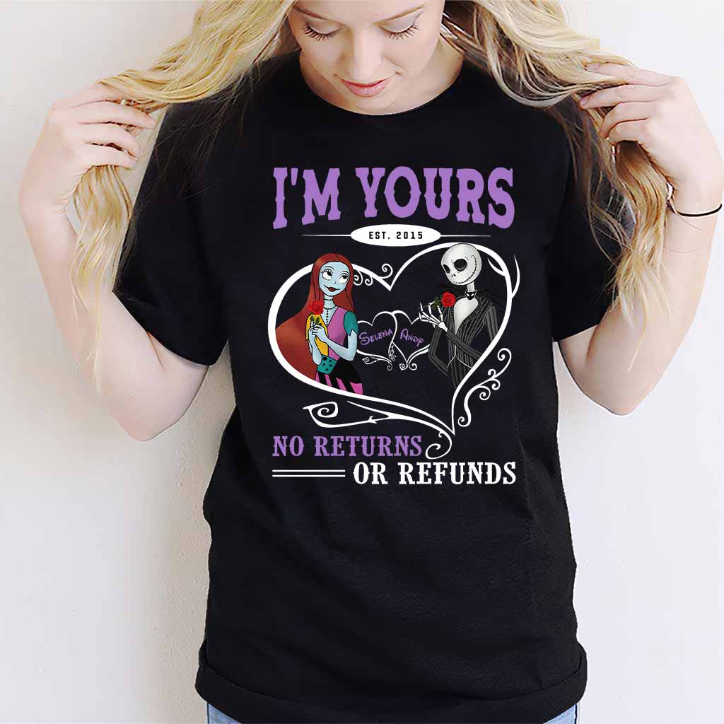 Personalized I'm Yours No Returns Nightmare T-Shirt & Hoodie Gift T-shirt & Hoodie GradoCreations