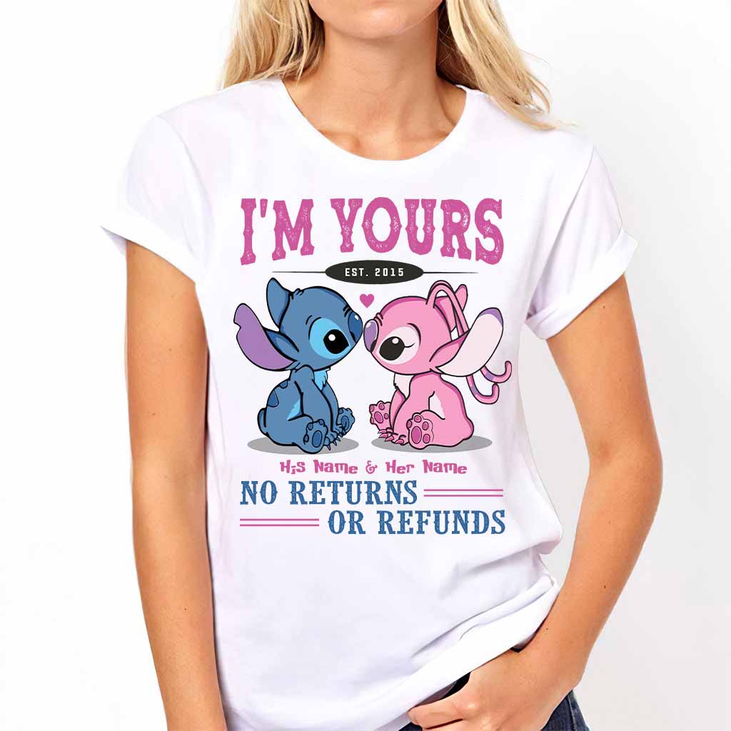 Personalized I'm Yours T-shirt & Hoodie with Custom Names for Couple Gift T-shirt & Hoodie GradoCreations