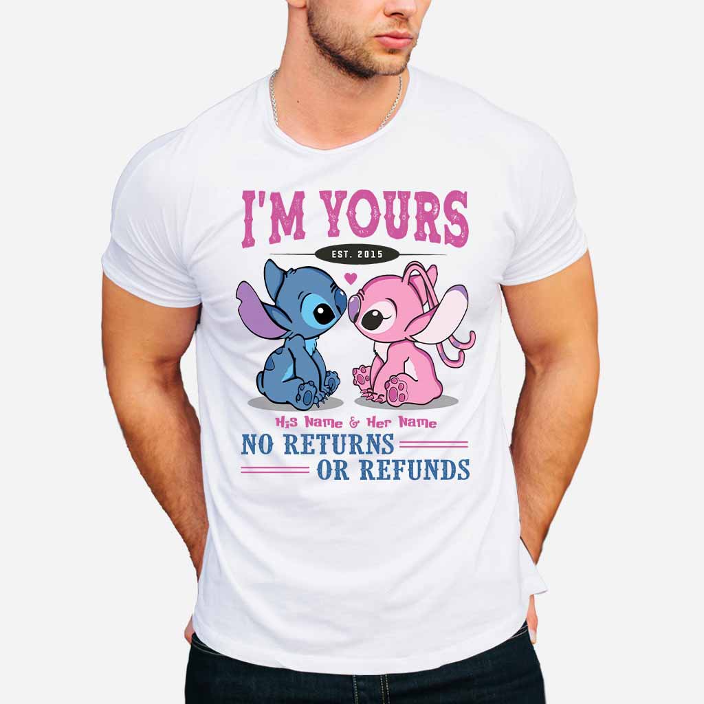 Personalized I'm Yours T-shirt & Hoodie with Custom Names for Couple Gift T-shirt & Hoodie GradoCreations