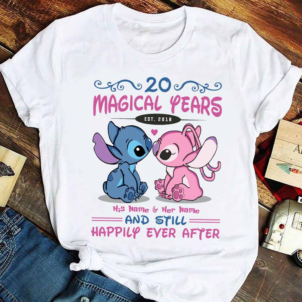 Personalized T-shirt and Hoodie Magic Years Gift for Couple T-shirt & Hoodie GradoCreations