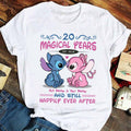 Personalized T-shirt and Hoodie Magic Years Gift for Couple T-shirt & Hoodie GradoCreations