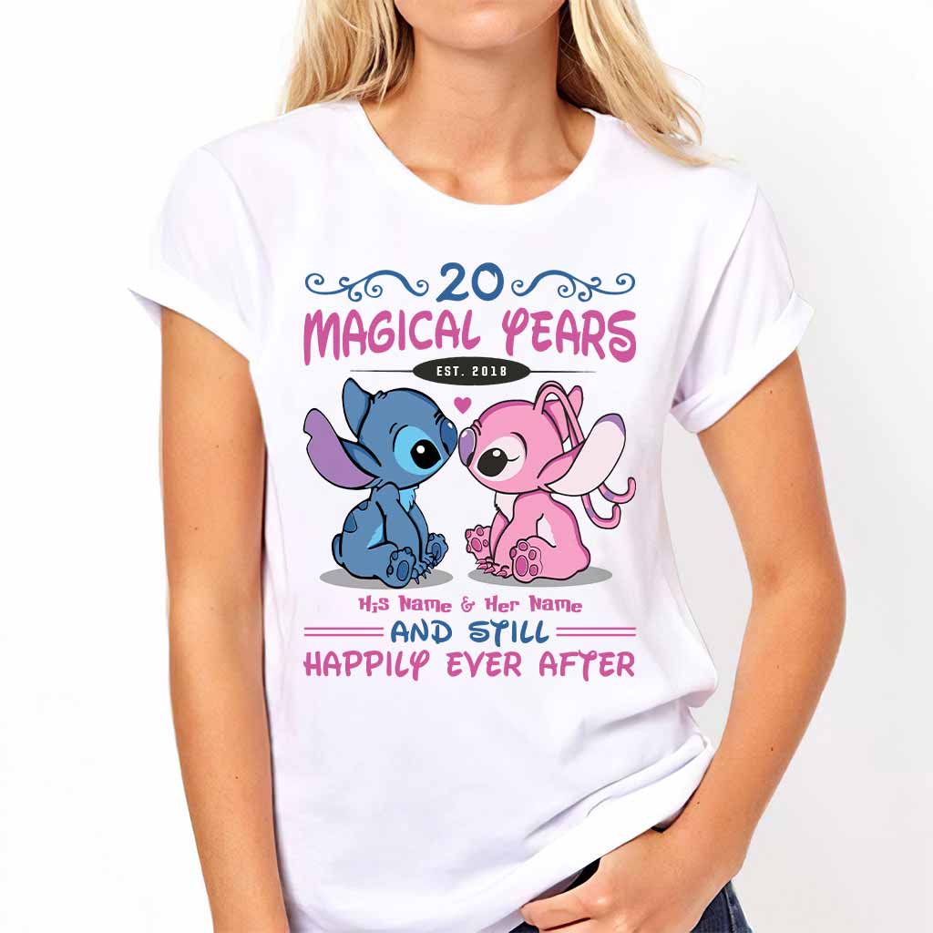 Personalized T-shirt and Hoodie Magic Years Gift for Couple T-shirt & Hoodie GradoCreations