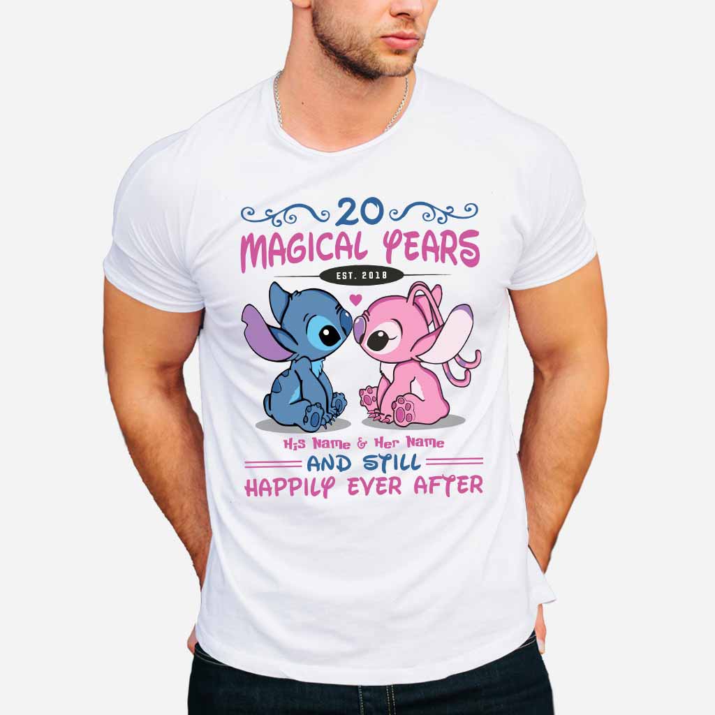 Personalized T-shirt and Hoodie Magic Years Gift for Couple T-shirt & Hoodie GradoCreations
