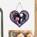 Personalized Nightmare Before Christmas Wood Sign Gift for Couple Wood Sign GradoCreations