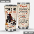 Personalized Tumbler Custom You & Me Gift for Wife Wedding Anniversary Tumbler GradoCreations