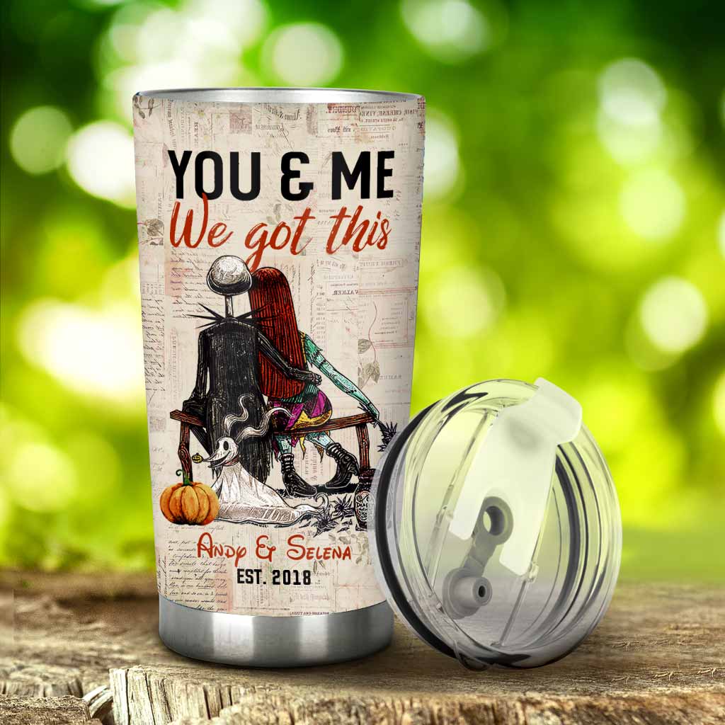 Personalized Tumbler Custom You & Me Gift for Wife Wedding Anniversary Tumbler GradoCreations