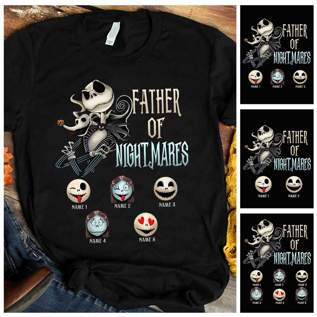 Personalized Father's Day Nightmare T-shirt & Hoodie Gift for Dad T-shirt & Hoodie GradoCreations