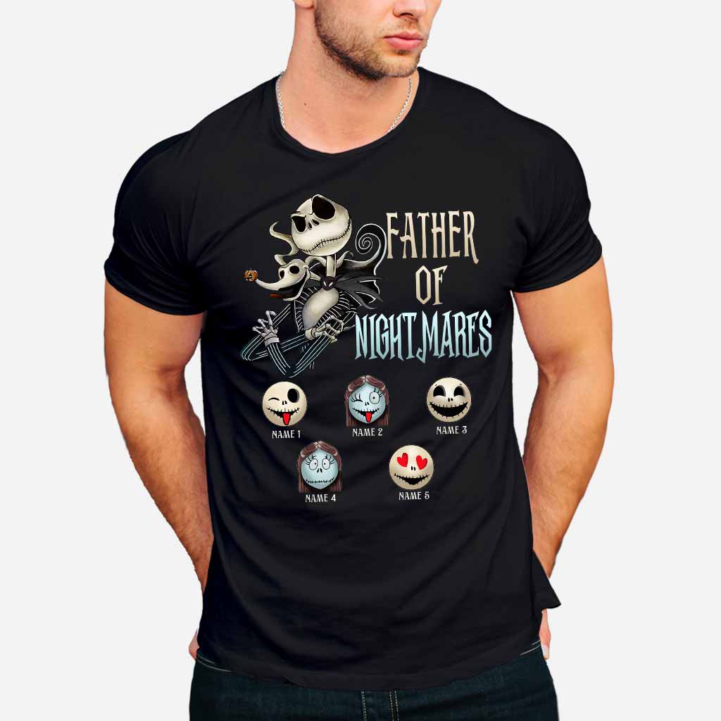 Personalized Father's Day Nightmare T-shirt & Hoodie Gift for Dad T-shirt & Hoodie GradoCreations
