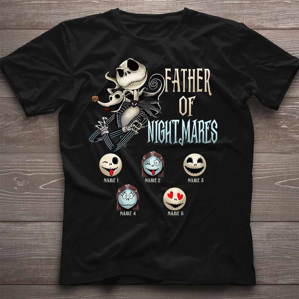 Personalized Father's Day Nightmare T-shirt & Hoodie Gift for Dad T-shirt & Hoodie GradoCreations