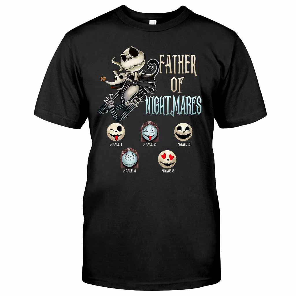 Personalized Father's Day Nightmare T-shirt & Hoodie Gift for Dad T-shirt & Hoodie GradoCreations