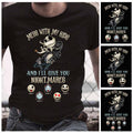 Personalized Nightmare T-shirt and Hoodie Gift for Dad | Halloween & Father's Day T-shirt & Hoodie GradoCreations