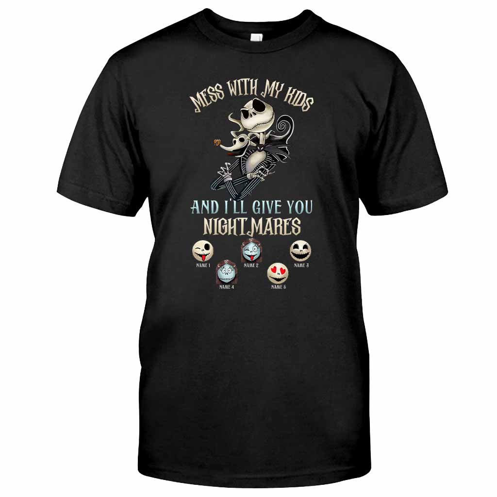 Personalized Nightmare T-shirt and Hoodie Gift for Dad | Halloween & Father's Day T-shirt & Hoodie GradoCreations