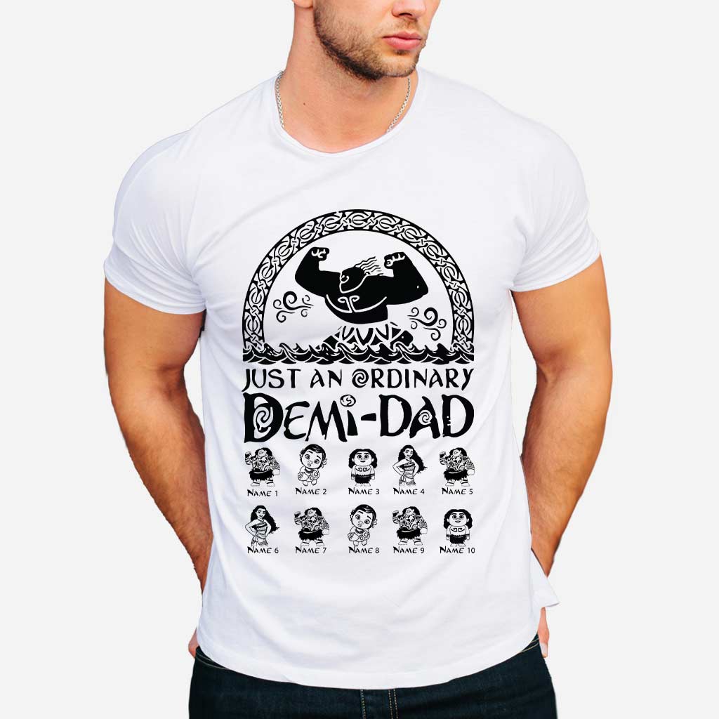 Personalized Demi-Dad T-Shirt & Hoodie Custom Name Gift for Father's Day T-shirt & Hoodie GradoCreations