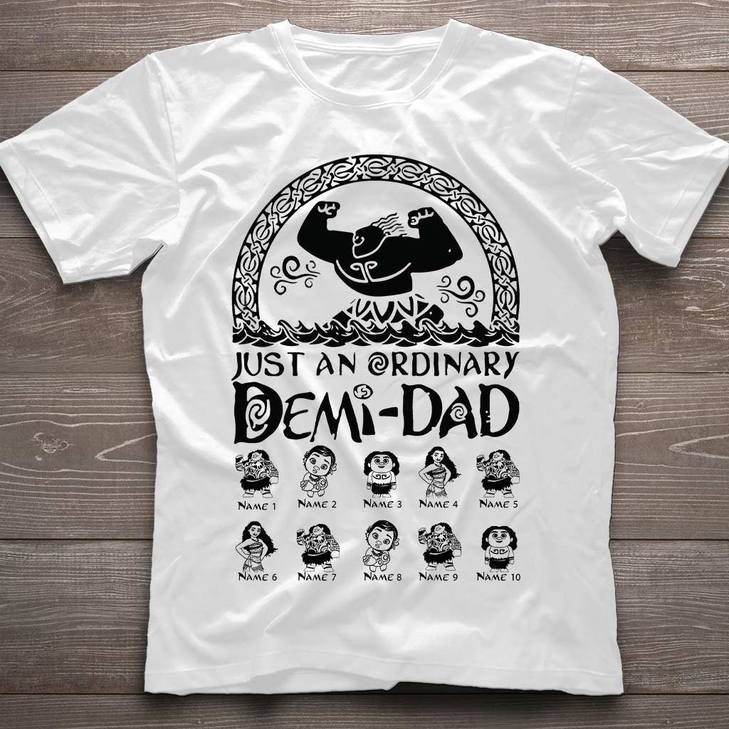 Personalized Demi-Dad T-Shirt & Hoodie Custom Name Gift for Father's Day T-shirt & Hoodie GradoCreations