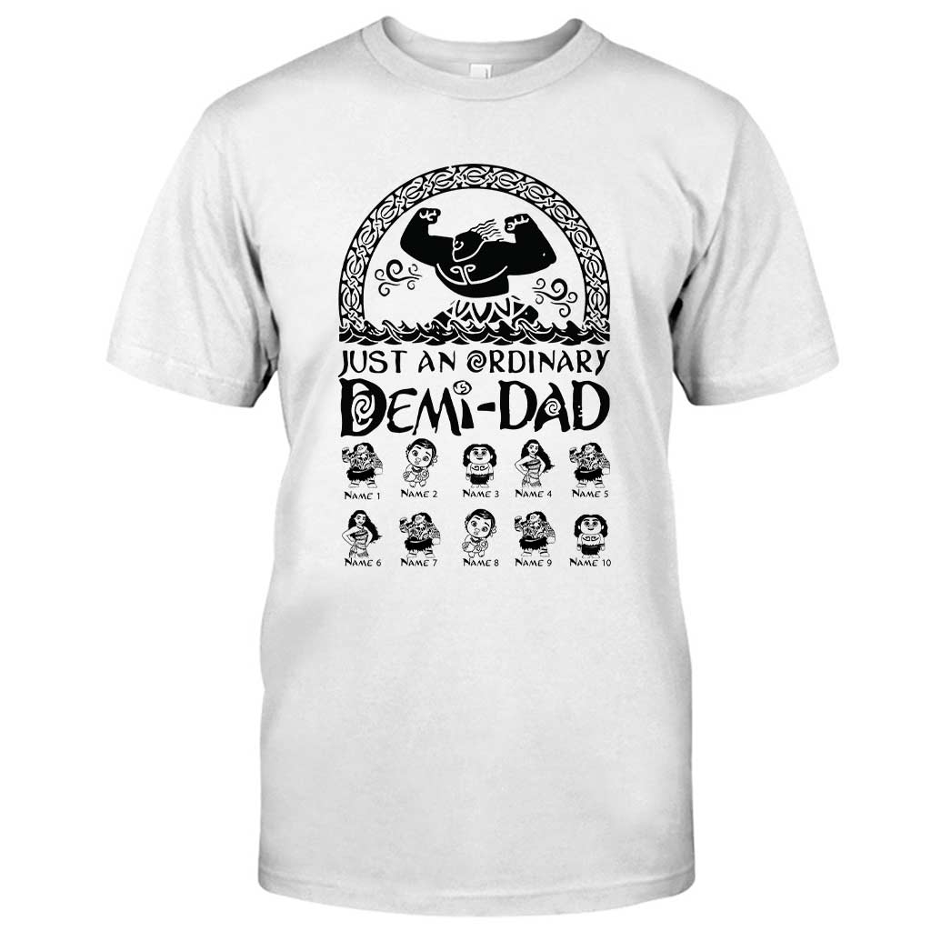 Personalized Demi-Dad T-Shirt & Hoodie Custom Name Gift for Father's Day T-shirt & Hoodie GradoCreations