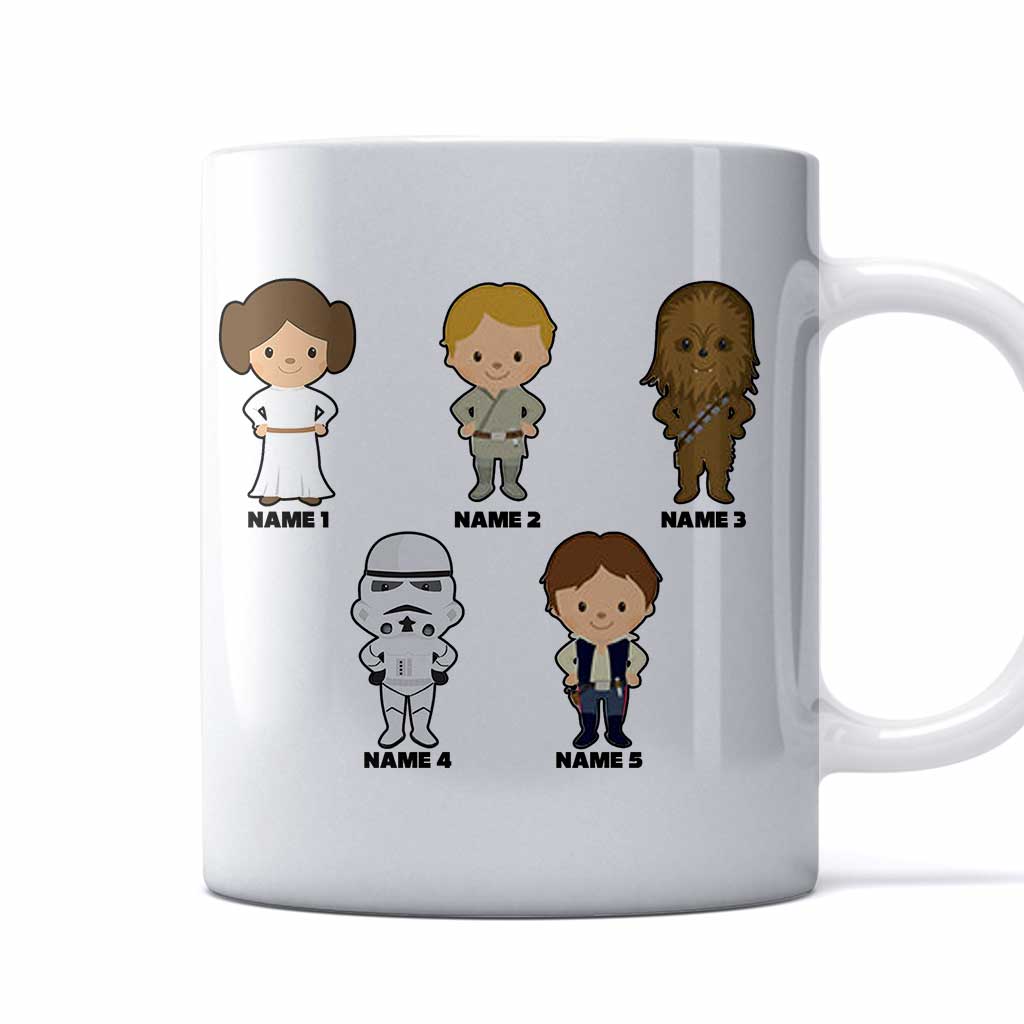 Personalized Best Dad In The Galaxy Mug Custom Name Gift for Father's Day Mug GradoCreations