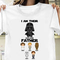 Personalized I Am Their Father T-shirt & Hoodie for Dad T-shirt & Hoodie GradoCreations