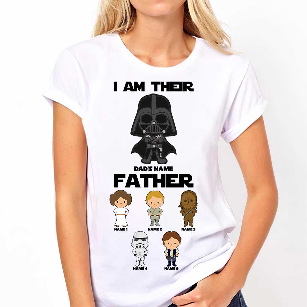 Personalized I Am Their Father T-shirt & Hoodie for Dad T-shirt & Hoodie GradoCreations