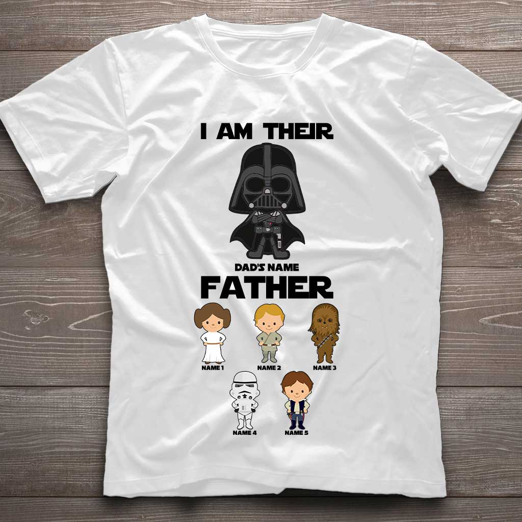 Personalized I Am Their Father T-shirt & Hoodie for Dad T-shirt & Hoodie GradoCreations