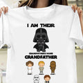Personalized Father's Day T-shirt with Custom Names & Darth Vader Design T-shirt & Hoodie GradoCreations