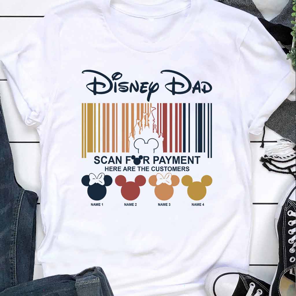 Personalized Scan For Payment T-shirt Hoodie Gift for Dad T-shirt & Hoodie GradoCreations