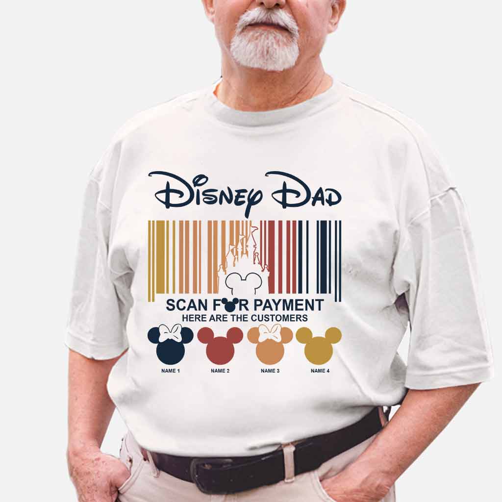 Personalized Scan For Payment T-shirt Hoodie Gift for Dad T-shirt & Hoodie GradoCreations