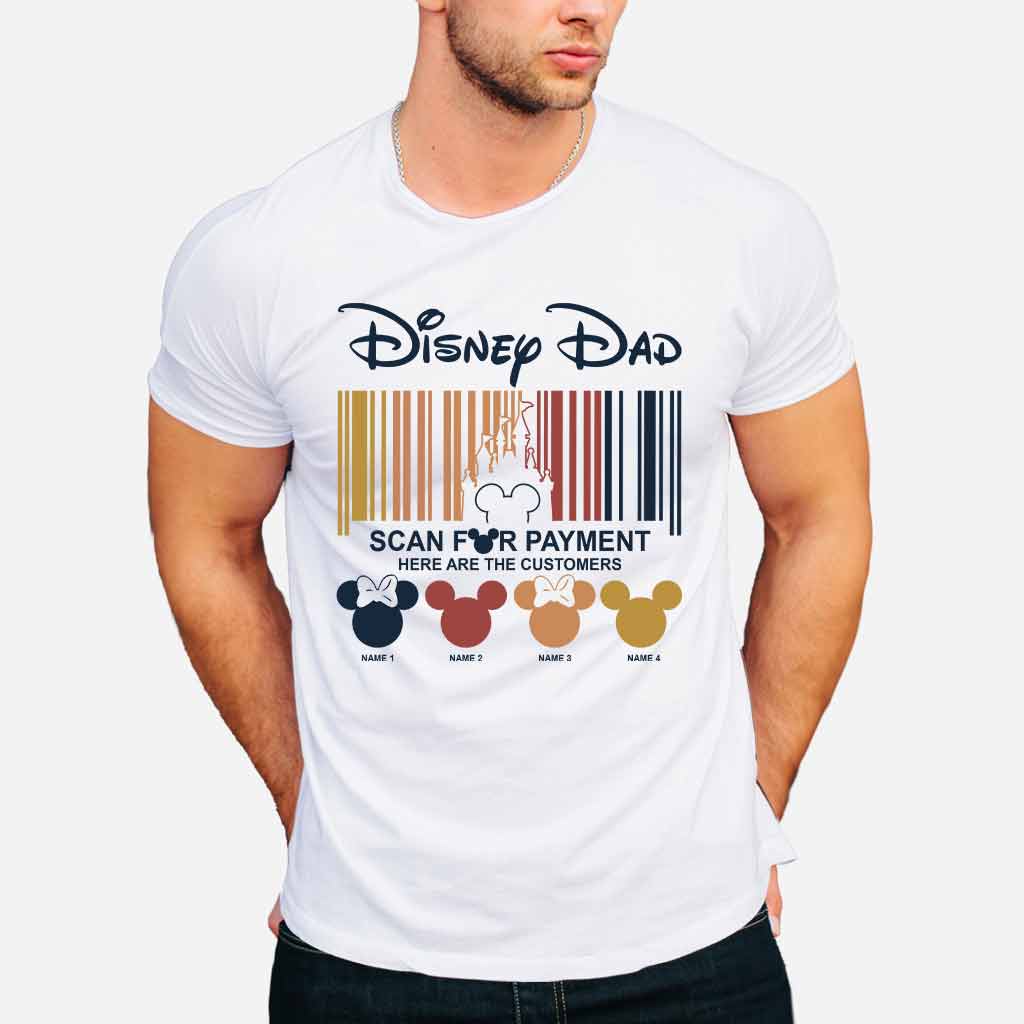 Personalized Scan For Payment T-shirt Hoodie Gift for Dad T-shirt & Hoodie GradoCreations