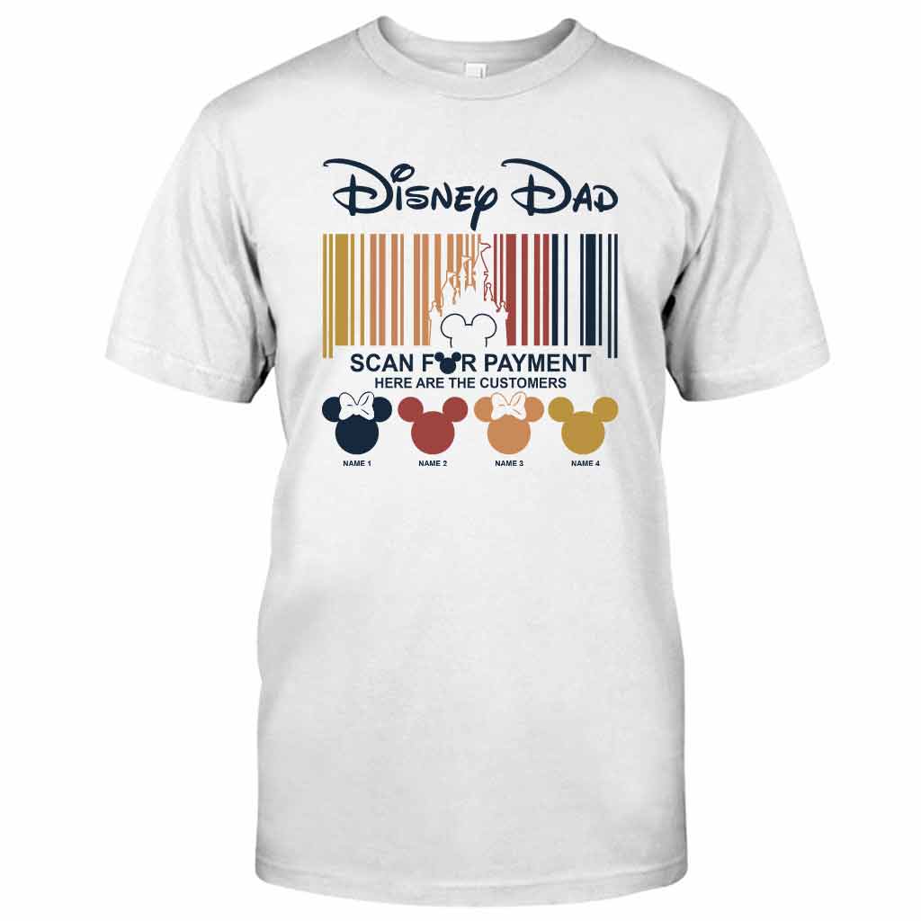 Personalized Scan For Payment T-shirt Hoodie Gift for Dad T-shirt & Hoodie GradoCreations