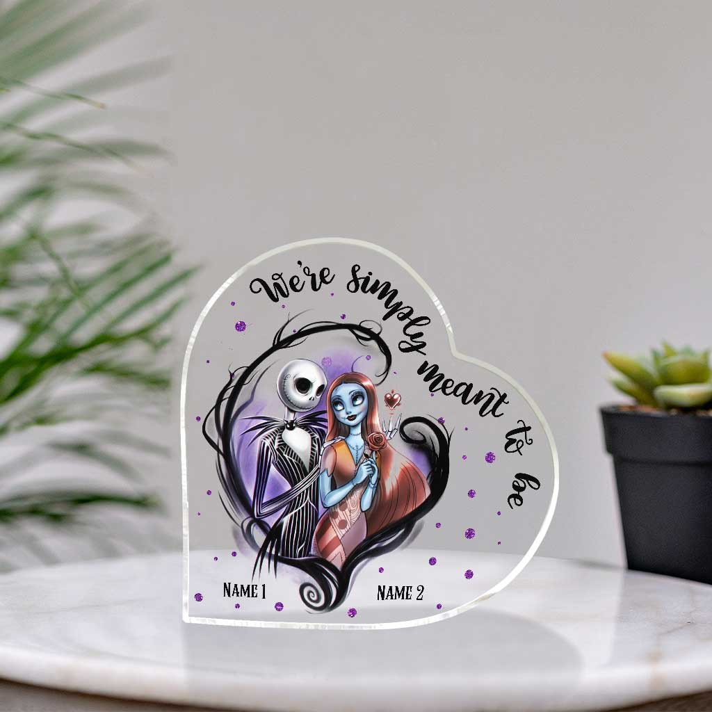 Personalized Acrylic Heart Plaque Custom Couple Gift for Anniversary Custom Shaped Acrylic Plaque GradoCreations