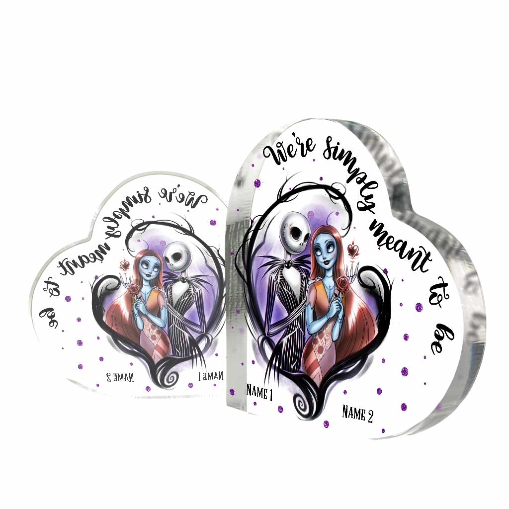 Personalized Acrylic Heart Plaque Custom Couple Gift for Anniversary Custom Shaped Acrylic Plaque GradoCreations