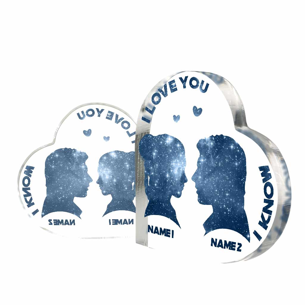 Personalized Custom Shaped Acrylic Plaque Heart Gift for Couple Custom Shaped Acrylic Plaque GradoCreations