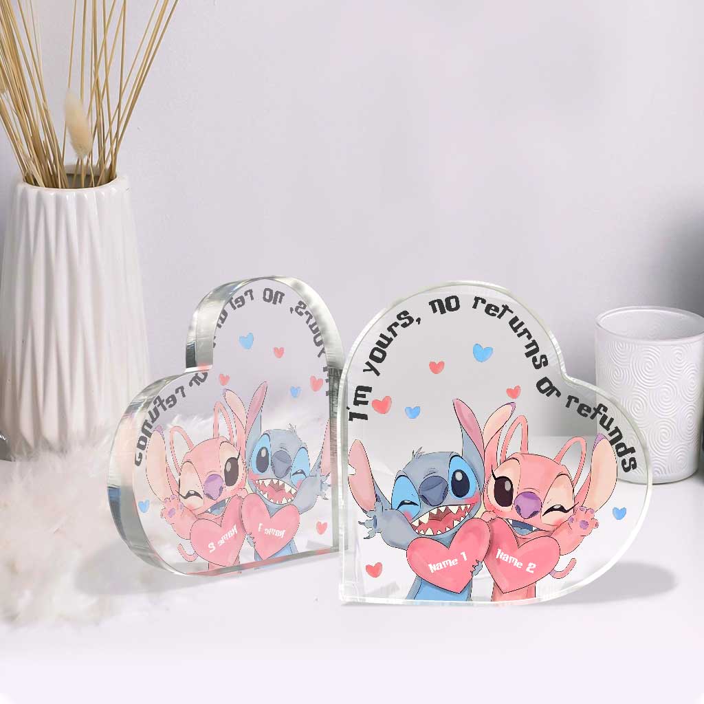 Personalized Custom Shaped Acrylic Plaque for Couples - Romantic Gift Custom Shaped Acrylic Plaque GradoCreations