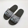 Personalized Couple Slide Sandals Unique Design Gift for Halloween Slide Sandals GradoCreations