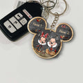 Personalized Mickey Mouse Keychain Custom Name Gift for Couples Keychain GradoCreations