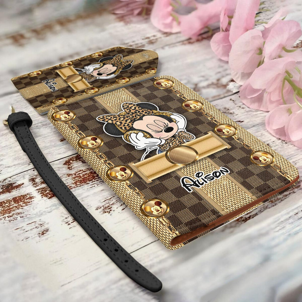 Personalized Leather Luggage Tag & Passport Holder Set with Name for Travelers Leather Luggage Tag & Passport Holder GradoCreations