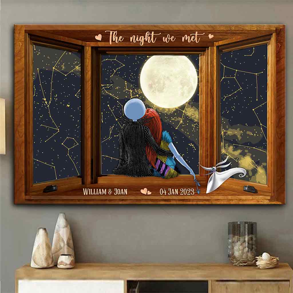 Personalized Canvas & Poster of Your Special Night Gift Canvas and Poster GradoCreations