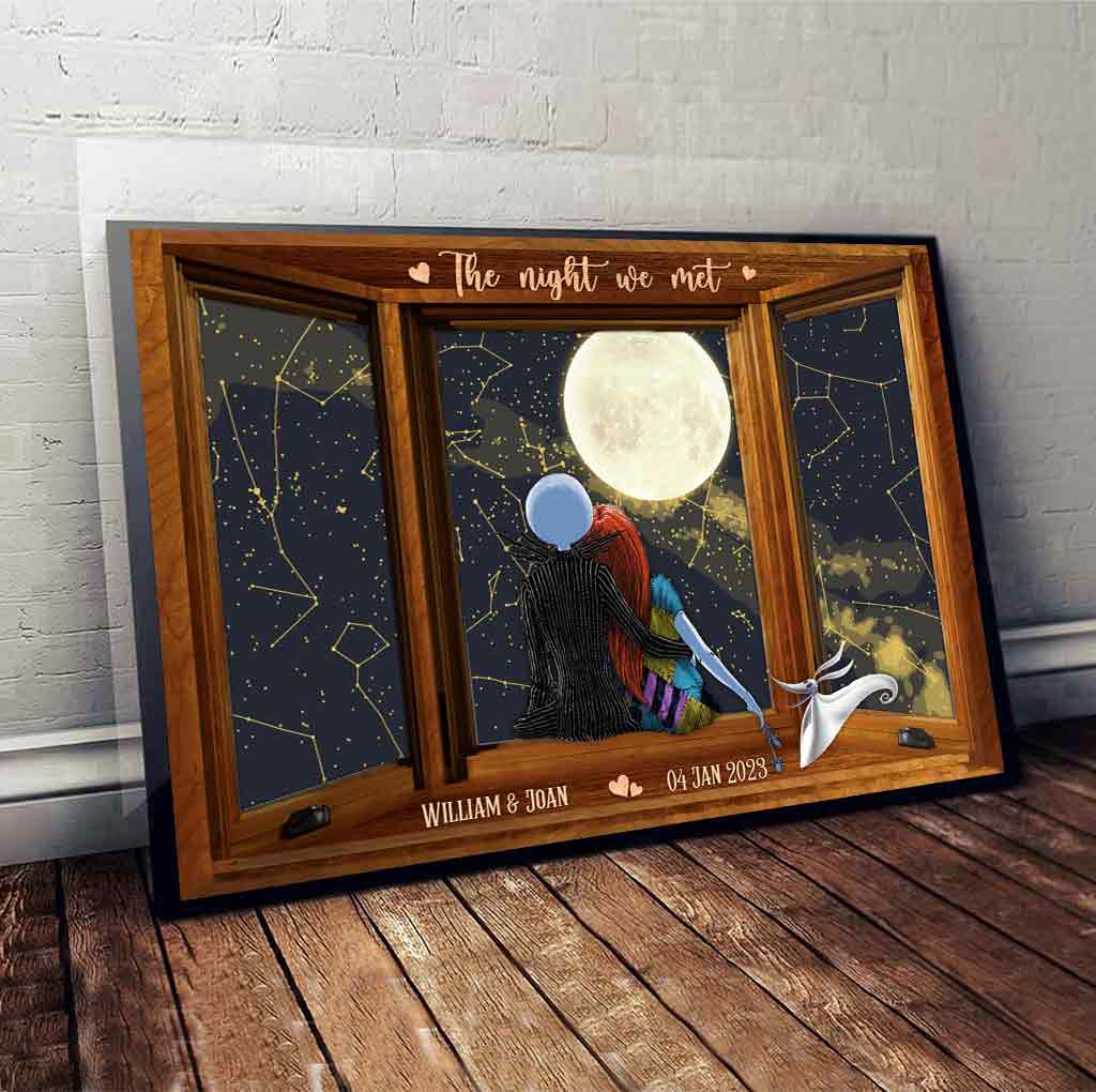 Personalized Canvas & Poster of Your Special Night Gift Canvas and Poster GradoCreations