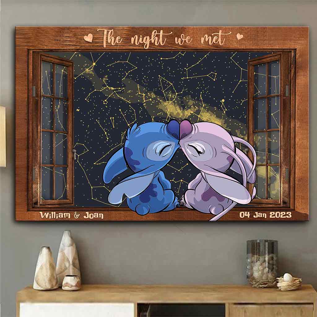 Personalized Ohana Canvas Art Custom Couple Print Gift Canvas and Poster GradoCreations