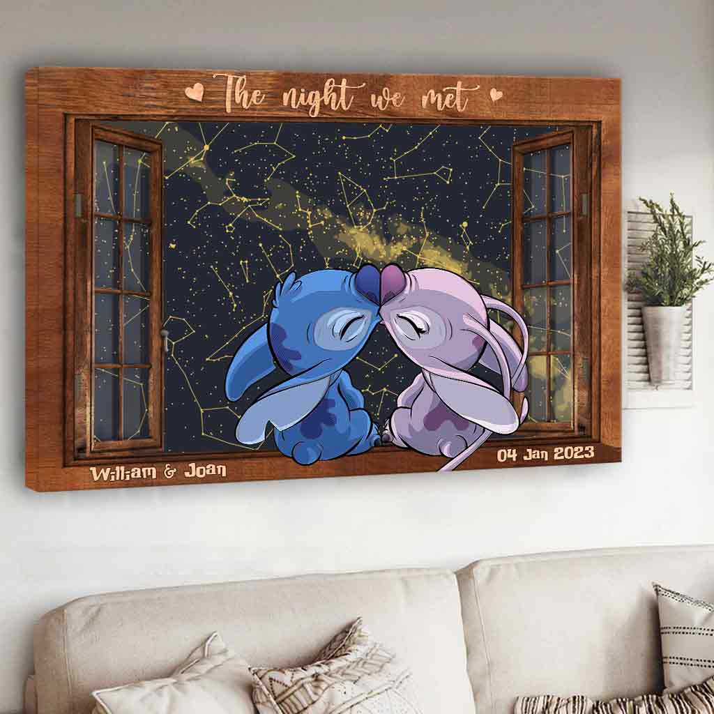 Personalized Ohana Canvas Art Custom Couple Print Gift Canvas and Poster GradoCreations