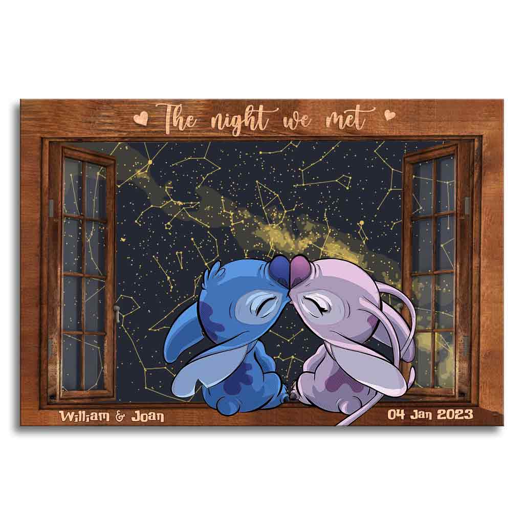 Personalized Ohana Canvas Art Custom Couple Print Gift Canvas and Poster GradoCreations