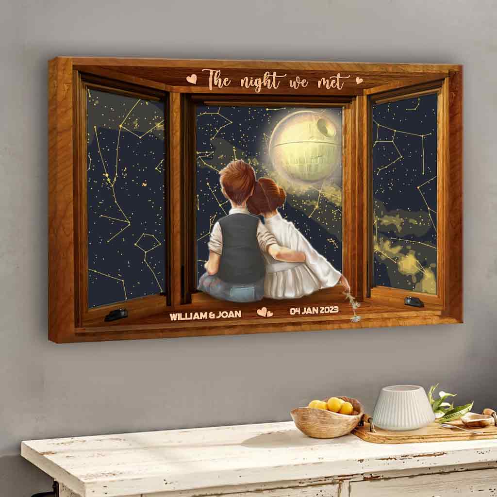 Personalized Love Canvas Print Custom Couple Gift Unique Wall Art Canvas and Poster GradoCreations