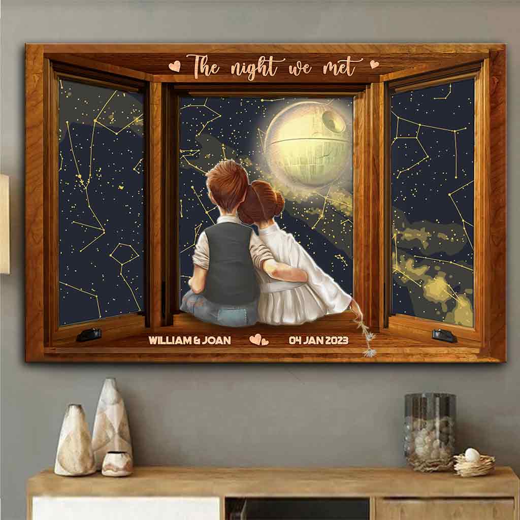 Personalized Love Canvas Print Custom Couple Gift Unique Wall Art Canvas and Poster GradoCreations