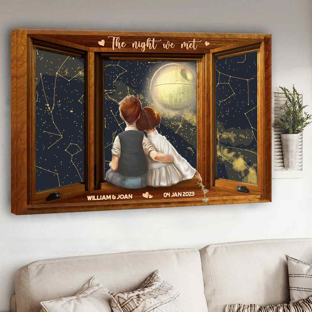 Personalized Love Canvas Print Custom Couple Gift Unique Wall Art Canvas and Poster GradoCreations