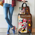 Personalized Leather Handbag & Luggage Cover Set for Travel Leather Handbag & Luggage Cover GradoCreations