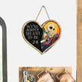 Personalized Heart Wood Sign for Couple | Custom Name Home Decor Wood Sign GradoCreations