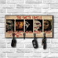 Personalized Horror Movie Key Rack Custom Family Name Gift Key Rack GradoCreations