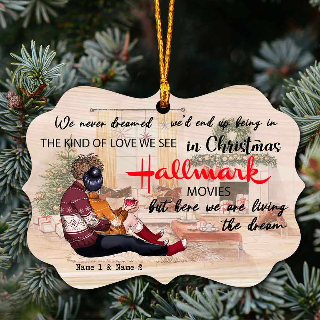 Personalized Christmas Ornament Custom Names Acrylic Gift Ornament GradoCreations